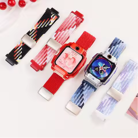 Braided Watch Band Magnetic for Imoo Watch Phone D2 Z11 Z10 Z6 Z7 Z1 Z2 Q2 Z5 Y8 Kids Smart Watch Co