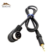 Serciya 3.5Mm AUX มินิ8Pin สายอะแดปเตอร์อินพุตเครื่องเสียง M-BUS สำหรับ