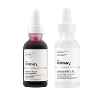 The Ordinary Niacinamide 10% + Zinc 1% Serum 30ml  &The Ordinary AHA 30% + BHA 2% Peeling Solution 3