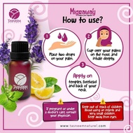 TASNEEM NATUREL Migraine Away Oil Migraine Headache