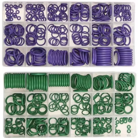 270Pcs 18Sizes Car Air Conditioning O Rings for Audi A3 A4 B6 B8 A6 C5 C6 80 B5 B7 A5 Q5 Q7 TT 8P 10