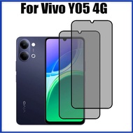 FOR 1-2 Pcs FOR Vivo Y05 Privacy Tempered Glass Screen Protector For Vivo Y21d Y31d Y11d Y04 Y29 Y29