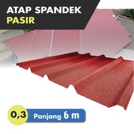 Spandek Pasir / Spandek 0,3 mm x 6 m / Atap Spandeck / Spandek Warna