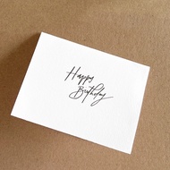 BIRTHDAY CARD GREETING CARD/ / Notes BIRTHDAY/ Birthday Card Wish Card