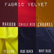 Kain baldu / Fabric velvet 44/45’ (Ready Stock)
