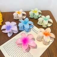 Women's Hair Clips New Candy-coloured Plastic Egg Flower Grab Clip Dopamine Sweet Fashion Temperamen