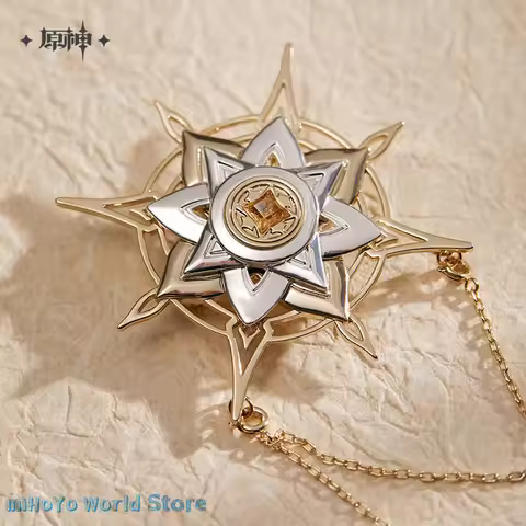 [Genuine] Albedo Brooch MiHoYo Official Original Genshin Impact Albedo Theme Impression Brooch Douji