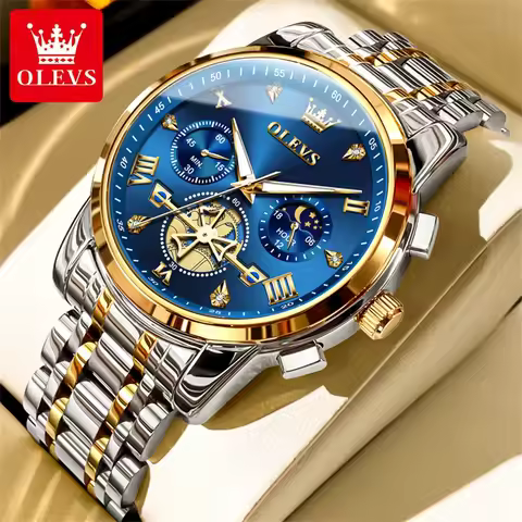OLEVS brand multifunctional waterproof quartz watch men's watch men's watch 2856