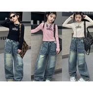 Alo premium junior jeans set for girls size 120-160