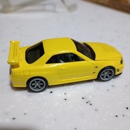 Hot Wheels Nissan Skyline GT-R BNR34 LA Convention Yellow Loose R34 *read and look*