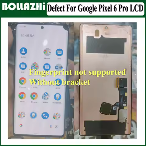 Defective LCD For Google Pixel 6 Pro LCD Display Touch Screen Digitizer Assembly Replacement For Goo