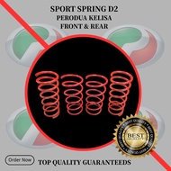 SPORT SPRING D2 PERODUA KELISA FRONT & REAR