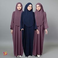 Set Jubah Khimar Kain CEY | Buy Beautiful jubah, FREE Tudung Khimar included