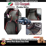 5D Floor Mat Carpet Perodua Kelisa Pu Leather