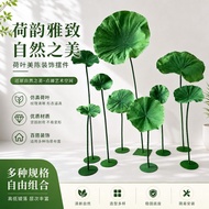 EVA Paper Art Flower Simulation Lotus Leaf Lotus Large Exhibition Shopping Mall Window Beauty Chen L