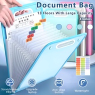 A4 Folder File Organizer Expanding File Folder Clear 13 layers test paper File Folder File A4 File F