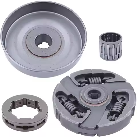 3/8-7T Clutch Drum Rim Sprocket Bearing Kit For Husqvarna 3120 394XP 395XP 3120XP Jonsered 2094 2095