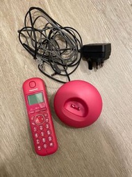 Panasonic粉紅色家居電話