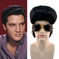 Elvis Presley Elvis Presley Elvis Rock Wig Concert Cheer Props Stage Performance Dress Up RIEX