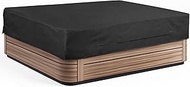 NettyPro Fade Resistant Waterproof Rectangular Hot Tub Cover Protector Outdoor Rectangle SPA Cover f