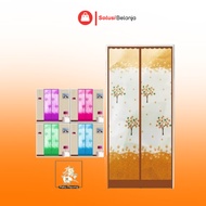 Lelaja_jkt Anti-Mosquito Magnetic Curtain Umbrella Nail Door Curtain/ MOTIF Size 100 x 210cm Y3969