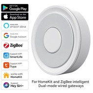 HomeKit and ZigBee 3.0 Intelligent Dual-mode Wired Gateways Hub Tuya Smart Home Bridge Smart Life Remote Voice Control Gateway for Alexa Google Home