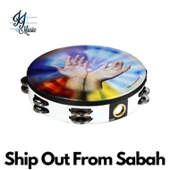Remo TA-9210-00-21 Praise Tambourine, Sharing Hands, 10" (Remo Tambourine / TA92100021 / TA9210-0021