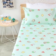 蠟筆小新睡衣100%天絲單人床包枕套組-Tencel天絲萊賽爾纖維 寢具