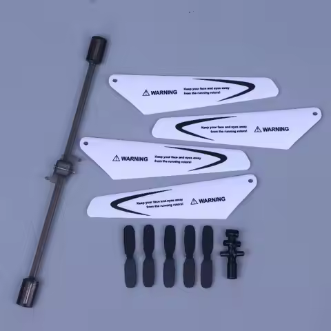 Xm1Set Plastic Accessories Balance Bar Motor Blades Flybar For S5-N SYMA S5 W5 W25 RC MINI Helicopte