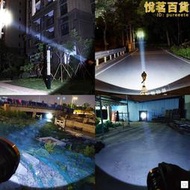 手提級強力光氙氣燈手電筒6000瓦遠射程聚光充電式探照燈led照明