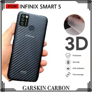 garskin infinix smart 5 skin handphone carbon 3d