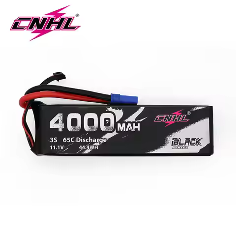 CNHL 3S 4S 6S Lipo Battery 11.1V 14.8V 22.2V 4000mAh 65C With EC5 Plug For Airplane Helicopter Vehic