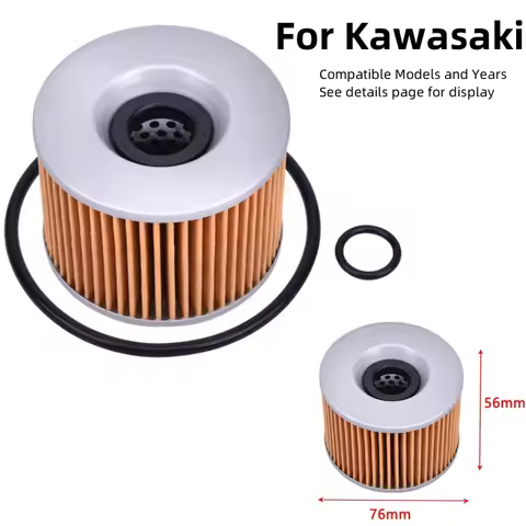 Oil Filter For Kawasaki EL EX GPX ZZR KLE Ninja 250 R Z GT ZR 550 750 ZR-7S ZL ZX GPX 600 GPZ 900 ZR