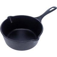 Multi-Purpose Cast Iron Saucepan & Melting Pot - Heavy-Duty 3 QT Dutch Oven for Cooking Baking Campi