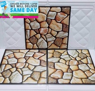 3D Mosaic Waterproof Bathroom Kitchen Decoration PVC Decor Tiles Sticker kyk