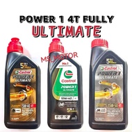CASTROL 4T POWER 1 ULTIMATE FULLY SYNTHETIC 4T MOTORCYCLE ENGINE OIL 5W40 10W40 15W50 MINYAK ENJIN