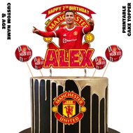 CRISTIANO RONALDO CR7 CAKE TOPPER