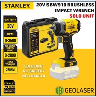 STANLEY 20V MAX FATMAX V20 BRUSHLESS CORDLESS IMPACT WRENCH SBW910
