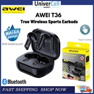 Awei T36 True Wireless Touch IPX4 Waterproof Stereo Dual Mode Bluetooth Headset