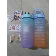2ltr Gradation Drink Bottle free stickers