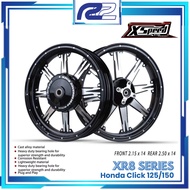 XSPEED MAGS XR8 FOR Honda Click 125 i ( 4 Holes ) | Road Runner Racing Enterprise