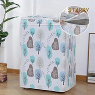 JING Family Washing Machine Cover Waterproof Dustproof Sunscreen Protective Case Top Open Topload Wa