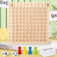 Montessori Educational Wooden Toys Children Baby Math Toys 99 Multiplication Table Math Arithmetic T