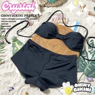 MATA CRYSTALL BIKINI BOXER (PLAIN) | Bikini Set | Bikini Boxer | Butterfly Bikini | Bikini glasses |