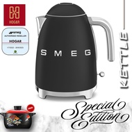 Smeg Kettle KLF03BLM Matte Black | Retro Electric Kettle | Electric Jug Kettle | KLF03BLM | Smeg Matte Black Kettle