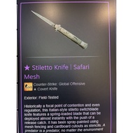 CSGO Stiletto Knife | Safari Mesh