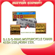 DID KLO ORING GOLD CHAIN 415 428 RANTAI ORING JAPAN GOLD CHAIN 132L Y15ZR LC RS150