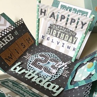 Happy 23rd Birthday Explosion box card