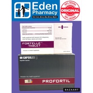Fortelle Tablet ( 28's ) + Lenius Omega-3 501mg Capsule ( 28's ) / Profortil ( 60's )