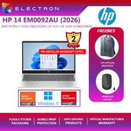 HP 14-EM0092AU 14" FHD Laptop Natural Silver ( R3-7320U, 8GB, 512GB SSD, ATI, W11, HS)